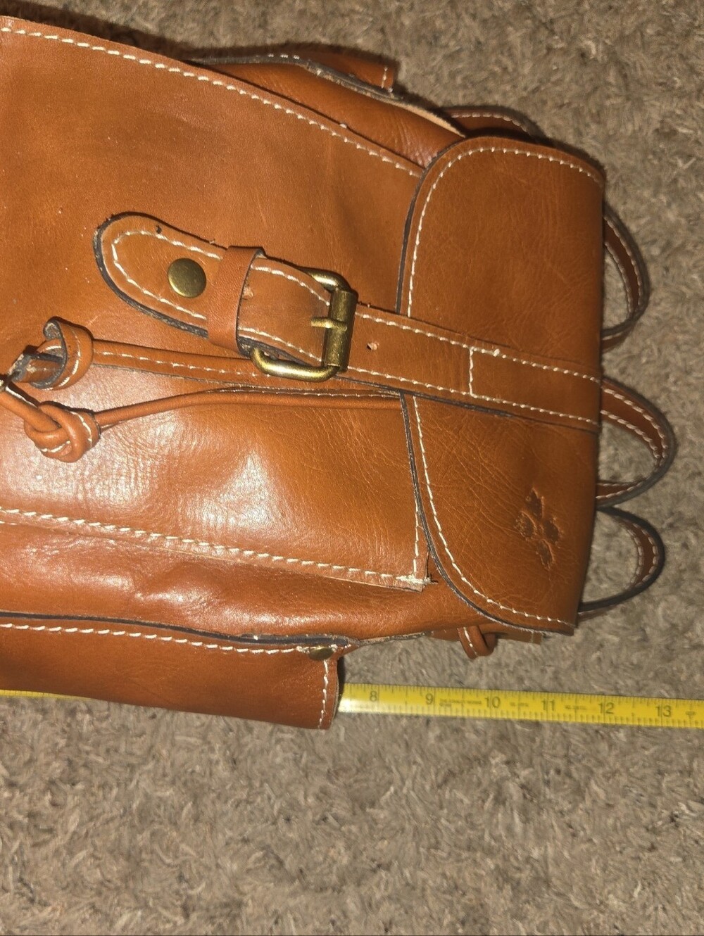 Patricia Nash Aberdeen leather backpack - Picture 5 of 8